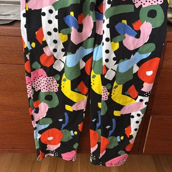 Nooworks Multicolor Abstract Magic Party Jumpsuit. Art by Ashley Mary. Medium. - Picture 9 of 16